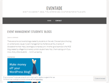 Tablet Screenshot of eventade.com